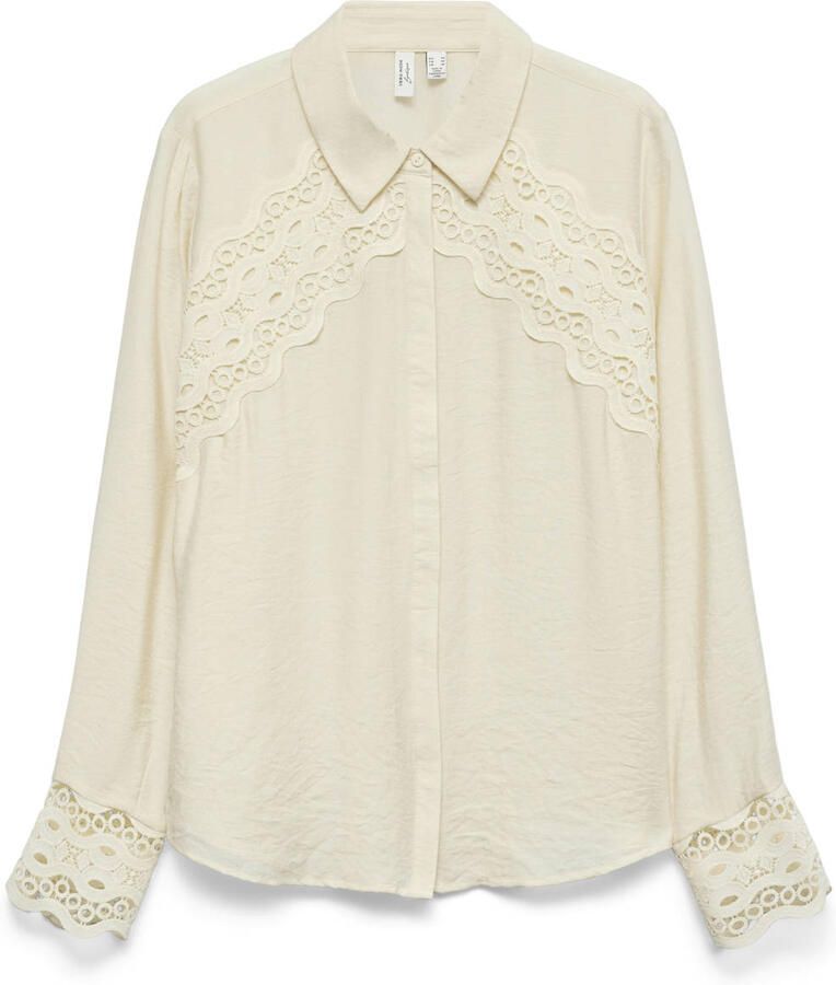 VERO MODA CURVE blouse Plus Size ecru
