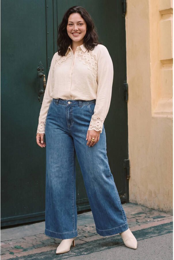 VERO MODA CURVE blouse Plus Size ecru - Foto 2