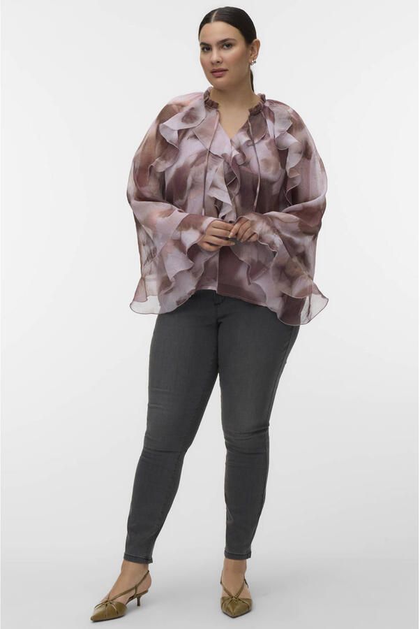 VERO MODA CURVE blouse roze