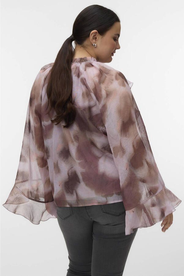 VERO MODA CURVE blouse roze - Foto 3