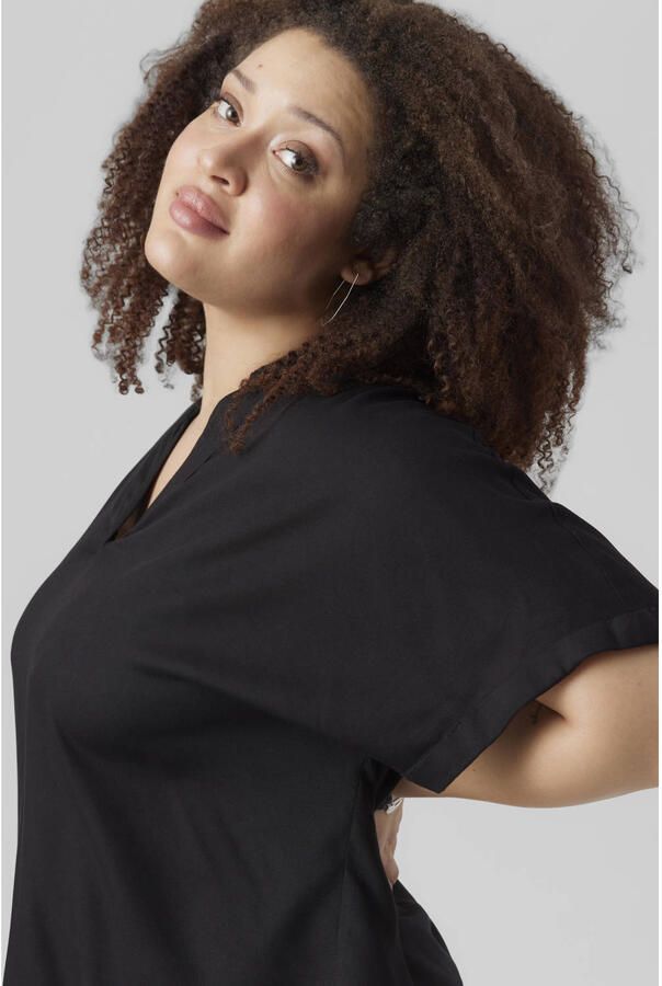 VERO MODA CURVE blouse zwart