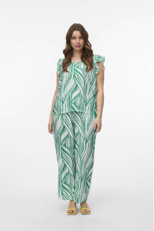 VERO MODA CURVE blousetop groen - Foto 2