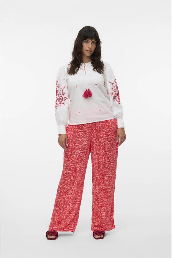 VERO MODA CURVE blousetop wit