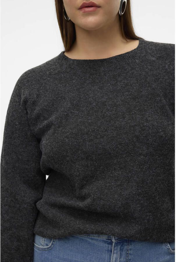 Vero Moda Curve Trui met ronde hals VMCDOFFY LS O-NECK BLOUSE GA NOOS CUR
