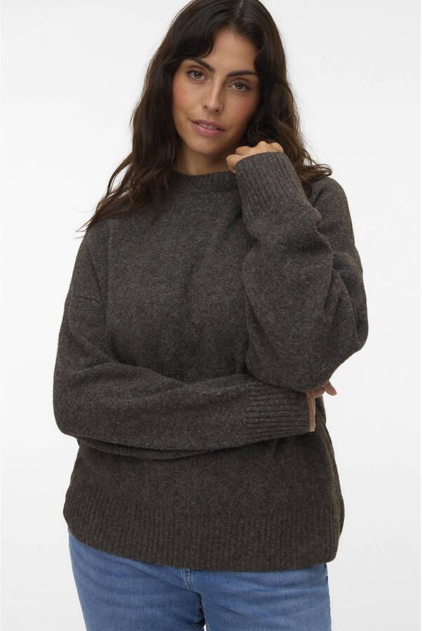 Vero Moda Curve Gebreide trui VMCBOOM LS O-NECK PULLOVER GA NOOS CUR - Foto 2