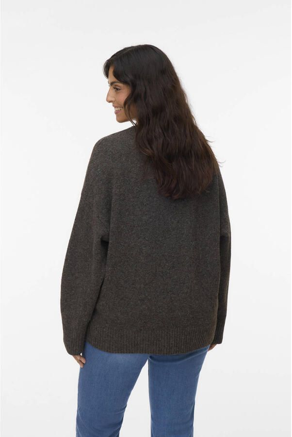 Vero Moda Curve Gebreide trui VMCBOOM LS O-NECK PULLOVER GA NOOS CUR - Foto 3