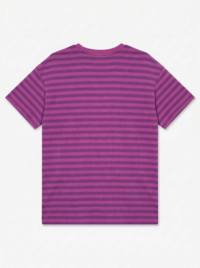 VERO MODA CURVE gestreept T-shirt Plus Size paars - Foto 2