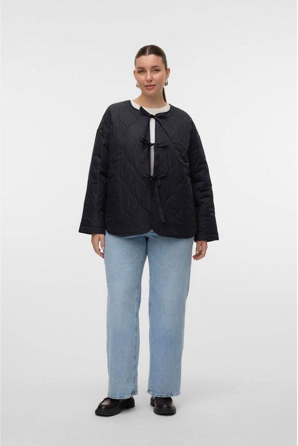 VERO MODA CURVE gewatteerde jas quilted zwart - Foto 2