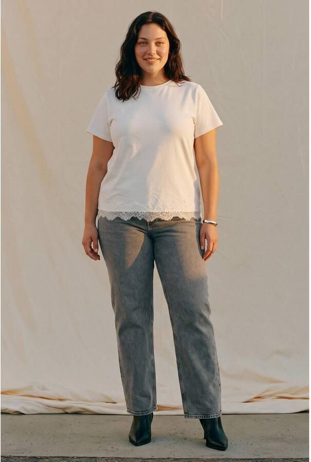 Vero Moda Curve High-waist jeans VMCTESSA HR WIDE J RA206 GA CUR NOOS - Foto 2