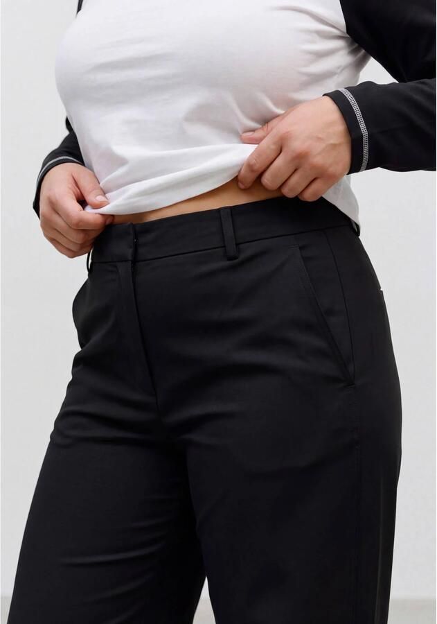 VERO MODA CURVE Plus Size barrel casual broek zwart - Foto 2