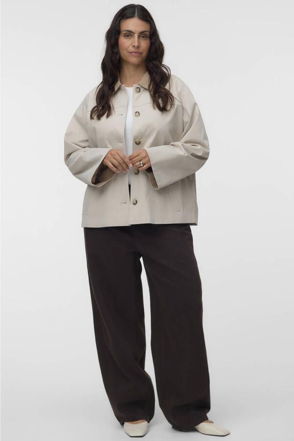 VERO MODA CURVE jas Plus Size beige
