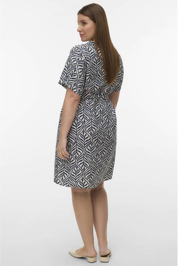 VERO MODA CURVE korte jurk donkerblauw - Foto 2