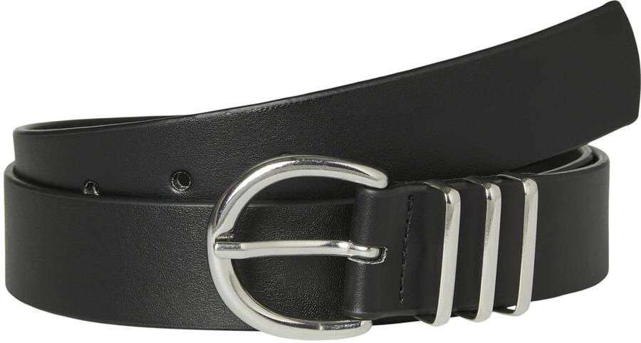 VERO MODA CURVE leren riem VMCELISA zwart