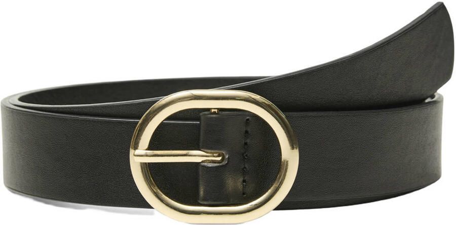 VERO MODA CURVE leren riem VMCNOELLA zwart