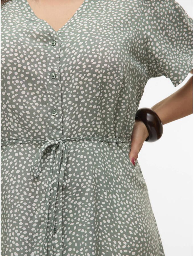 VERO MODA CURVE mini jurk groen - Foto 2