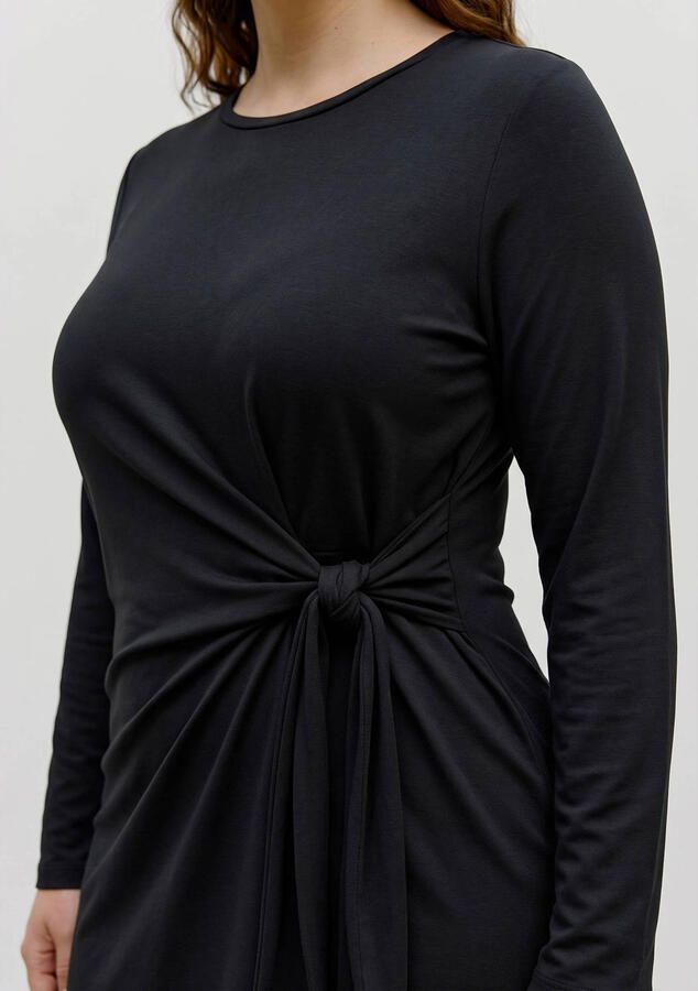 VERO MODA CURVE Plus Size avond wikkeljurk zwart - Foto 2