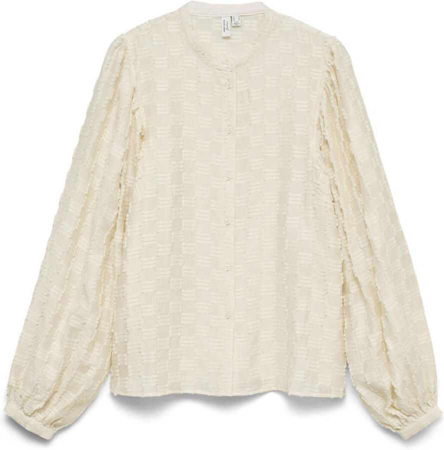 VERO MODA CURVE Plus Size blouse ecru