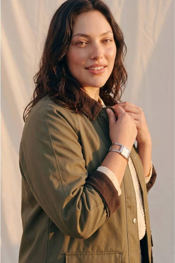 VERO MODA CURVE Plus Size jas olijfgroen - Foto 2