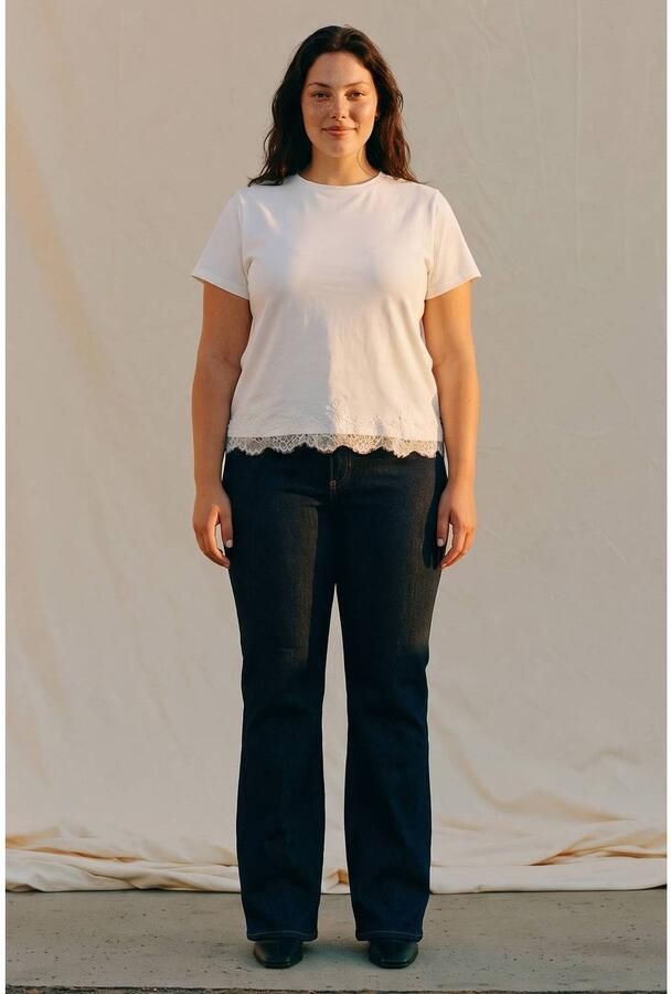 VERO MODA CURVE Plus Size T-shirt wit - Foto 2