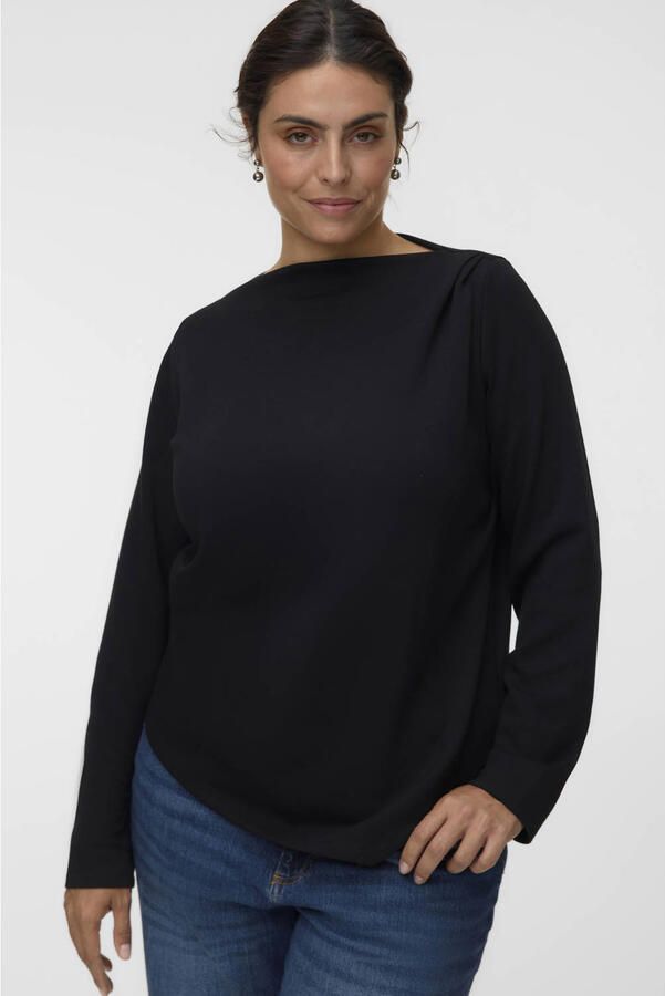 VERO MODA CURVE x Wehkamp Plus Size top zwart