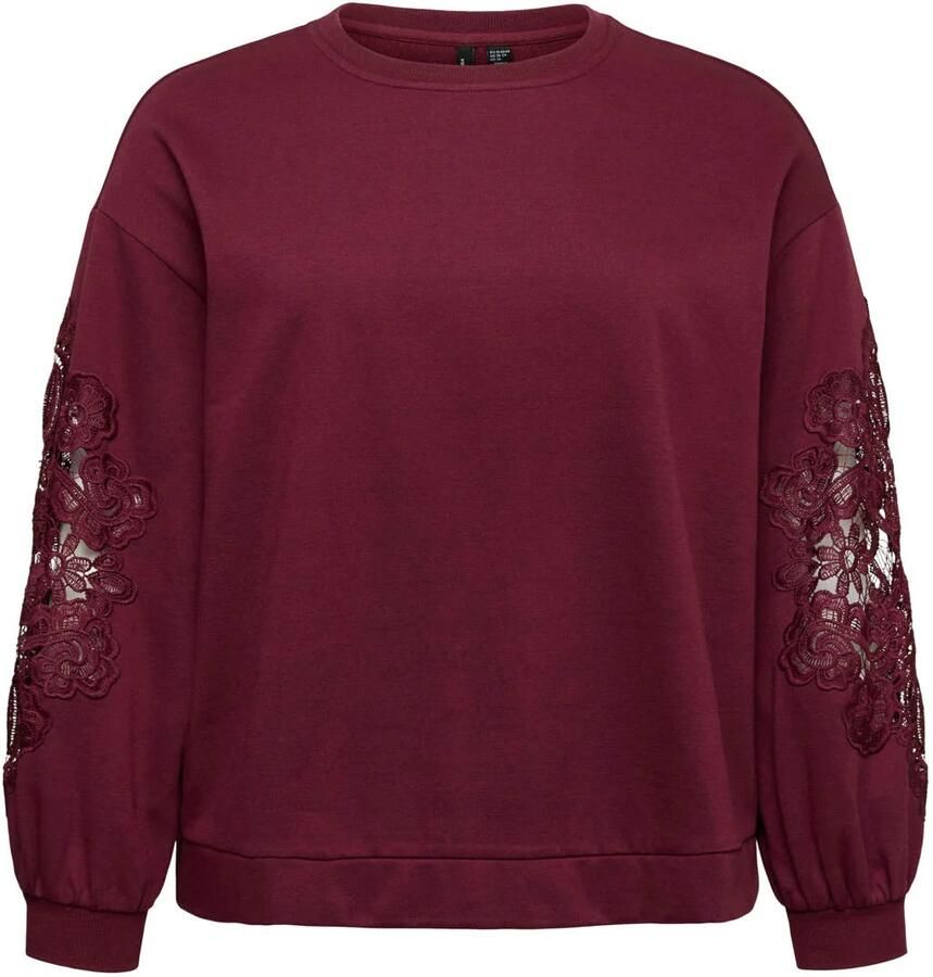 VERO MODA CURVE Plus Size trui donkerrood