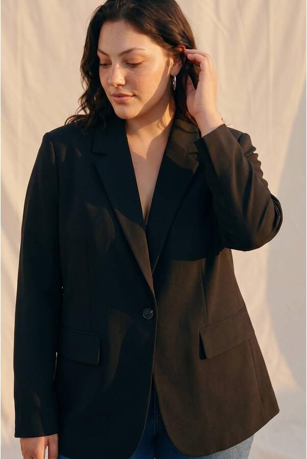 VERO MODA CURVE Plus Size tuniek zwart