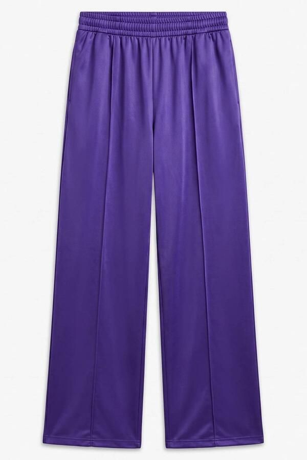 VERO MODA CURVE Plus Size wide leg casual broek paars