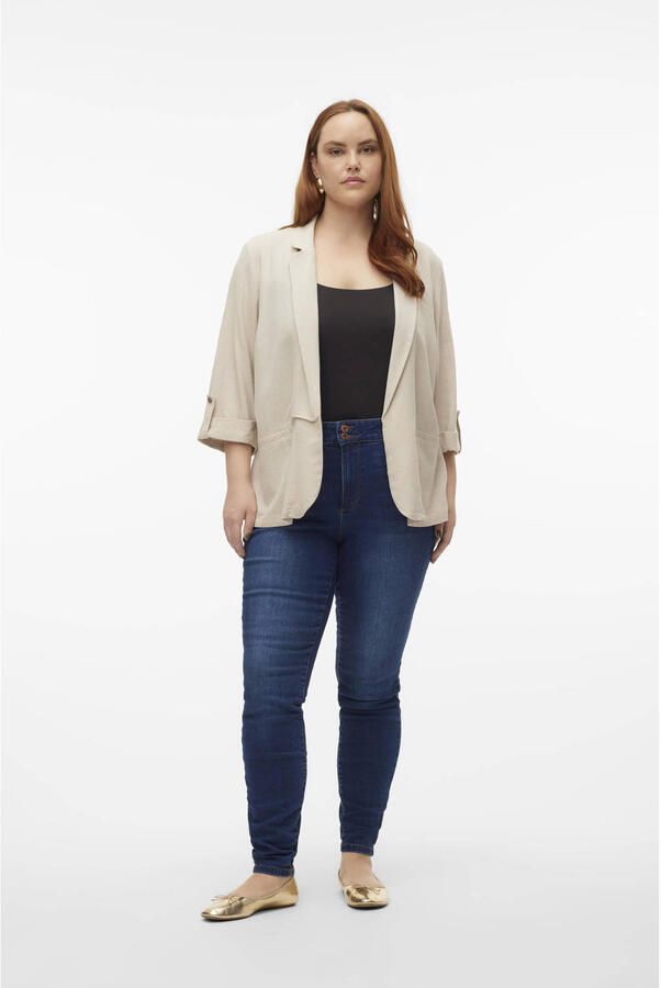 Vero Moda Curve Korte blazer VMCJESMILO 3 4 BLAZER WVN GA NOOS CUR - Foto 2