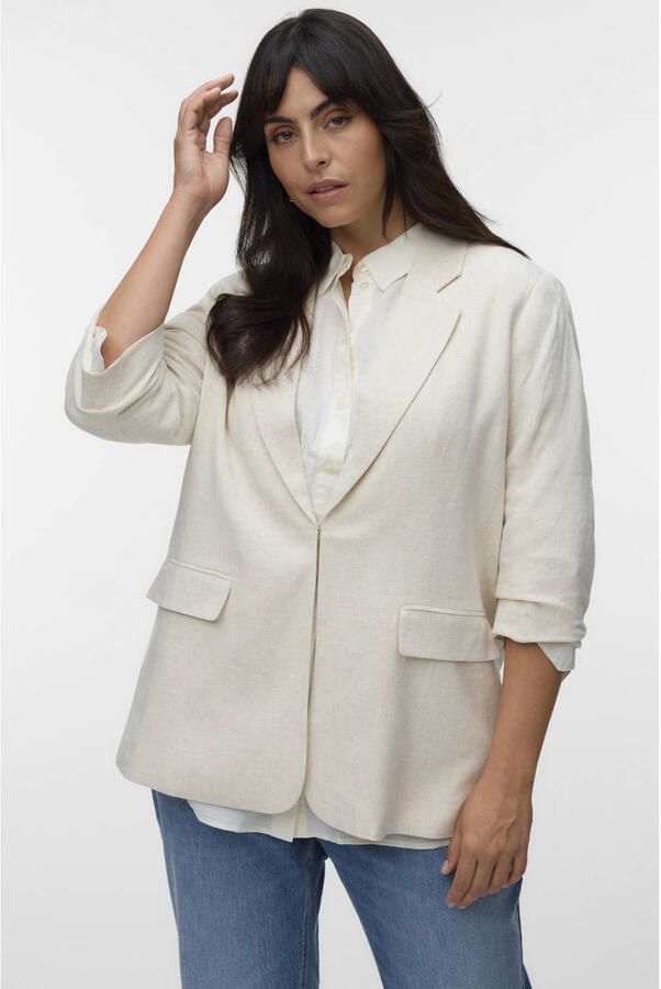 VERO MODA CURVE regular blazer wit