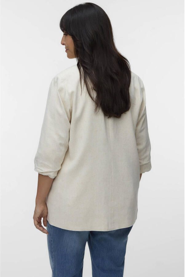 VERO MODA CURVE regular blazer wit - Foto 3