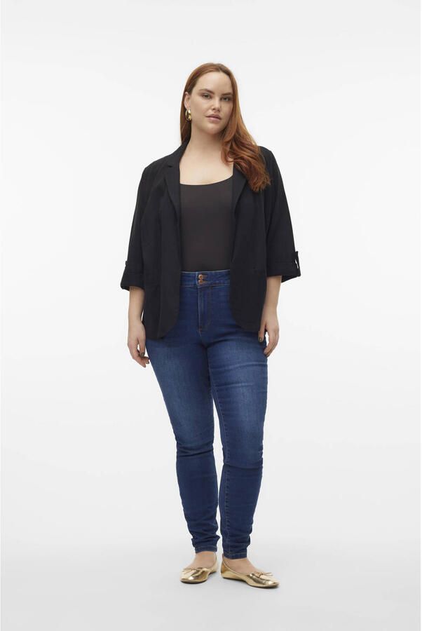 Vero Moda Curve Korte blazer VMCJESMILO 3 4 BLAZER WVN GA NOOS CUR - Foto 2