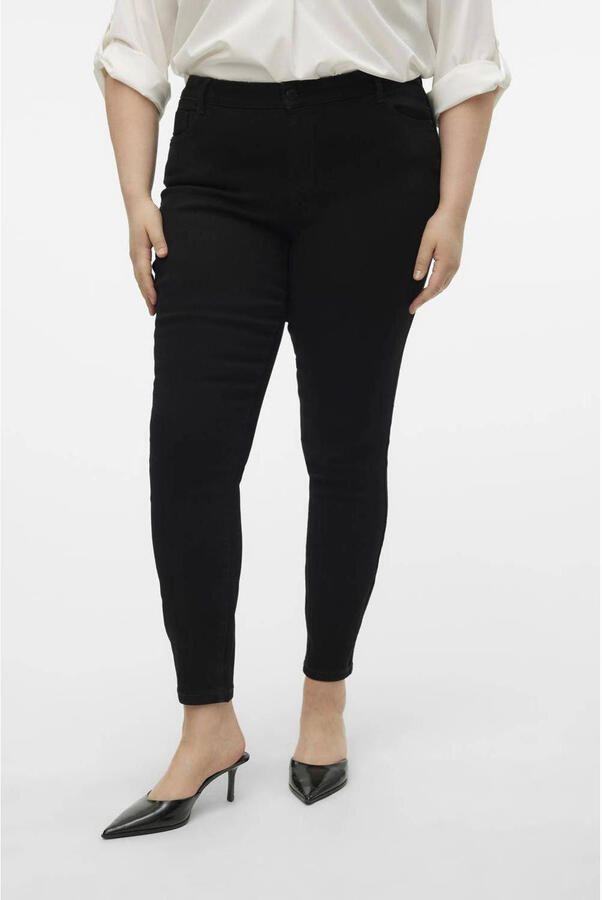 Vero Moda Curve Skinny fit jeans VMCELLY MR SKINNY JEANS BLK CUR NOOS - Foto 2