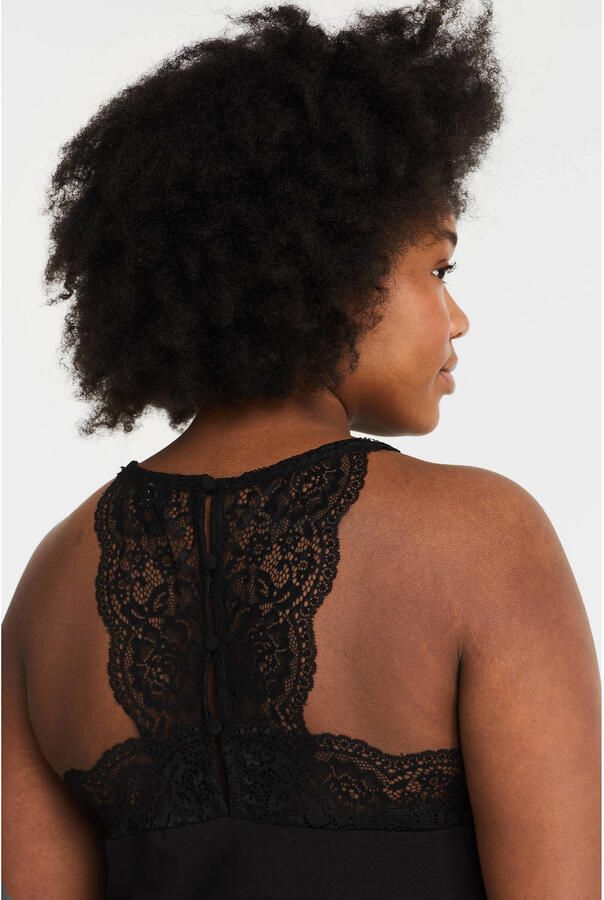 Vero Moda Curve Pantalon VMCMAYA MW LOOSE SOLID PANT CUR NOOS