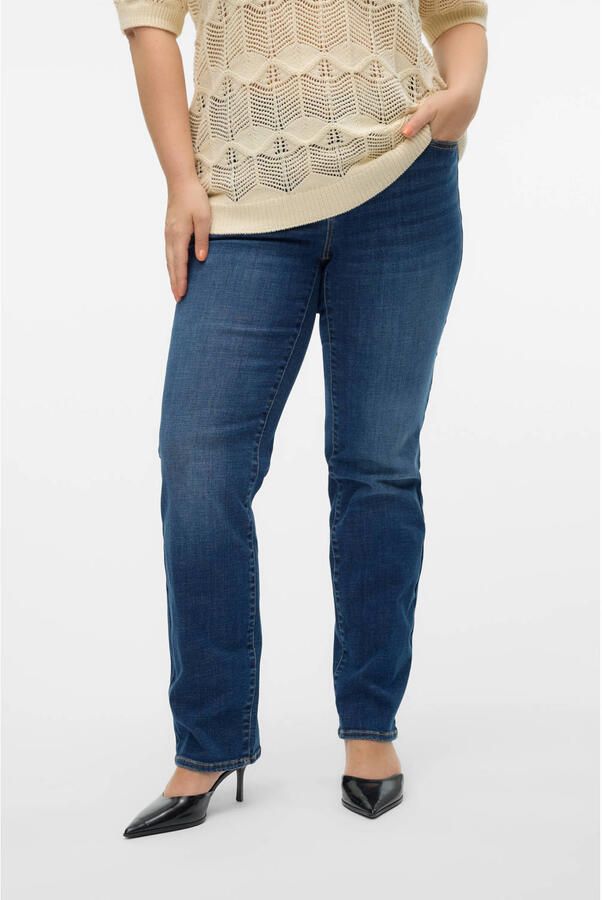 Vero Moda Curve Straight jeans VMCFLASH MR STRAIGHT LI3300 GA CUR NOOS