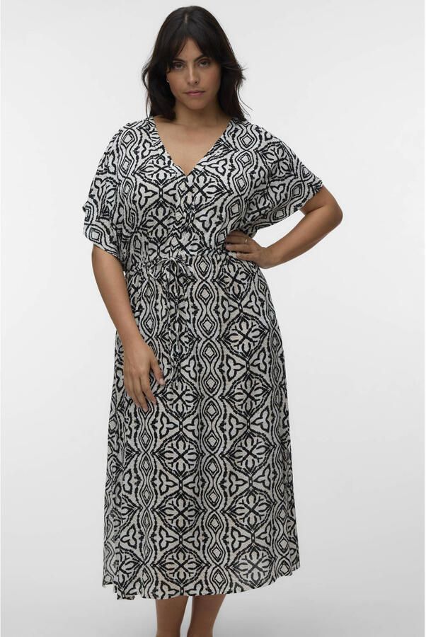 VERO MODA CURVE strandjurk zwart