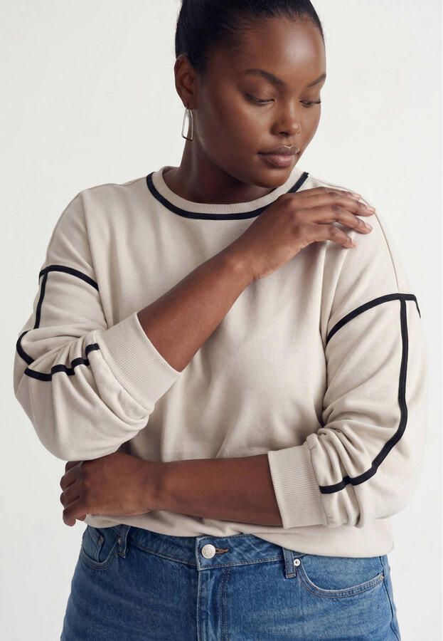 VERO MODA CURVE sweater ecru