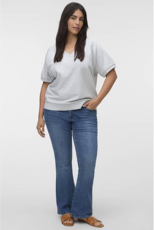 VERO MODA CURVE sweater Plus Size lichtgrijs - Foto 2