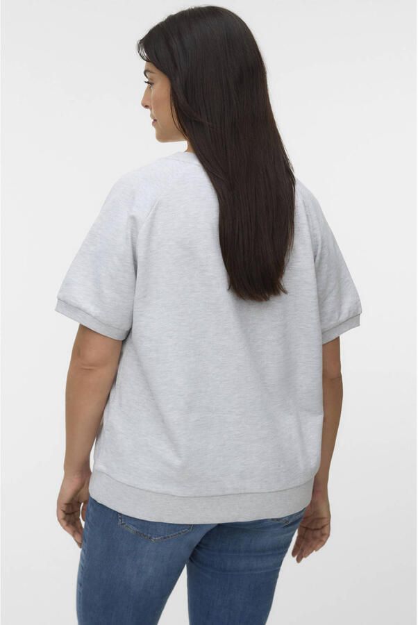 VERO MODA CURVE sweater Plus Size lichtgrijs - Foto 3