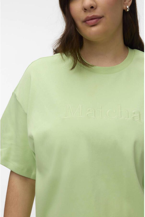 VERO MODA CURVE T-shirt groen - Foto 3
