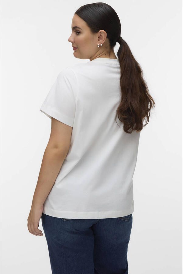 VERO MODA CURVE T-shirt wit - Foto 2