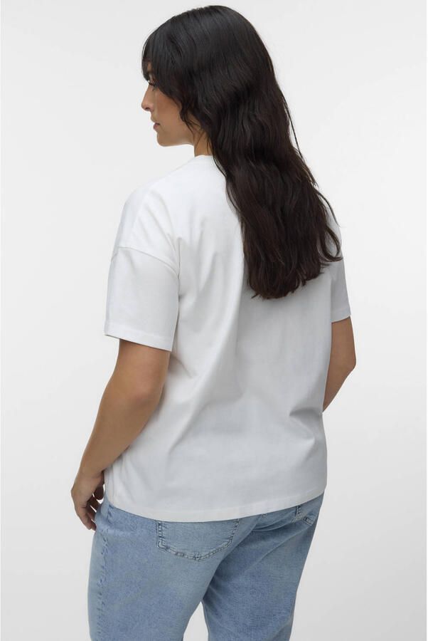 VERO MODA CURVE T-shirt wit - Foto 2