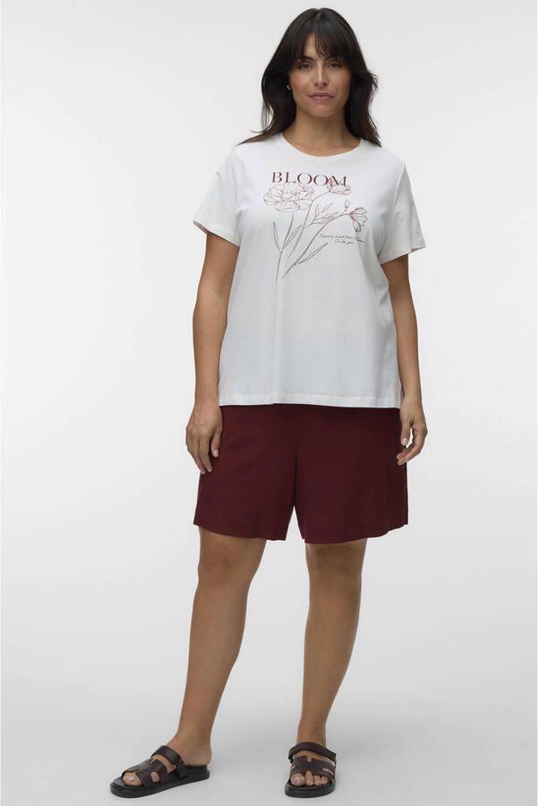 VERO MODA CURVE T-shirt wit - Foto 2