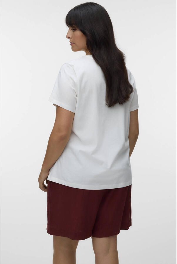 VERO MODA CURVE T-shirt wit - Foto 3