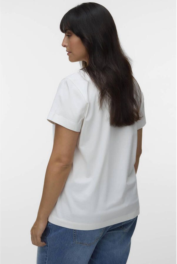 VERO MODA CURVE T-shirt wit - Foto 2