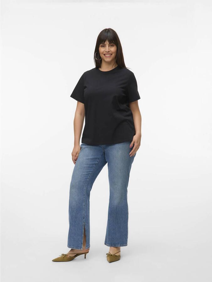 Vero Moda Curve Shirt met korte mouwen VMPAULINA SS T-SHIRT GA JRS NOOS CUR - Foto 2