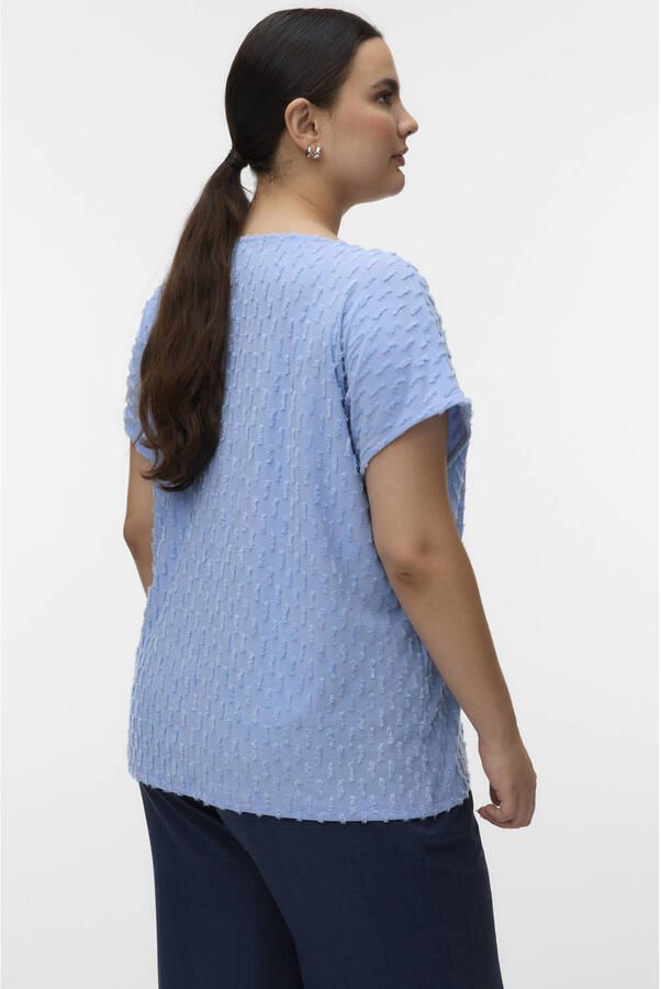 VERO MODA CURVE top blauw - Foto 3