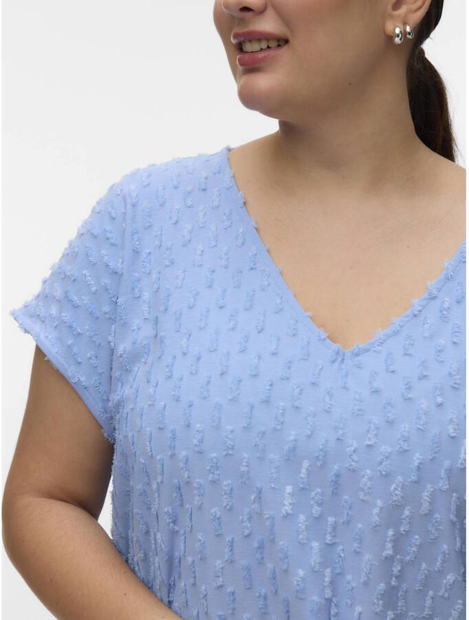 VERO MODA CURVE top blauw - Foto 2