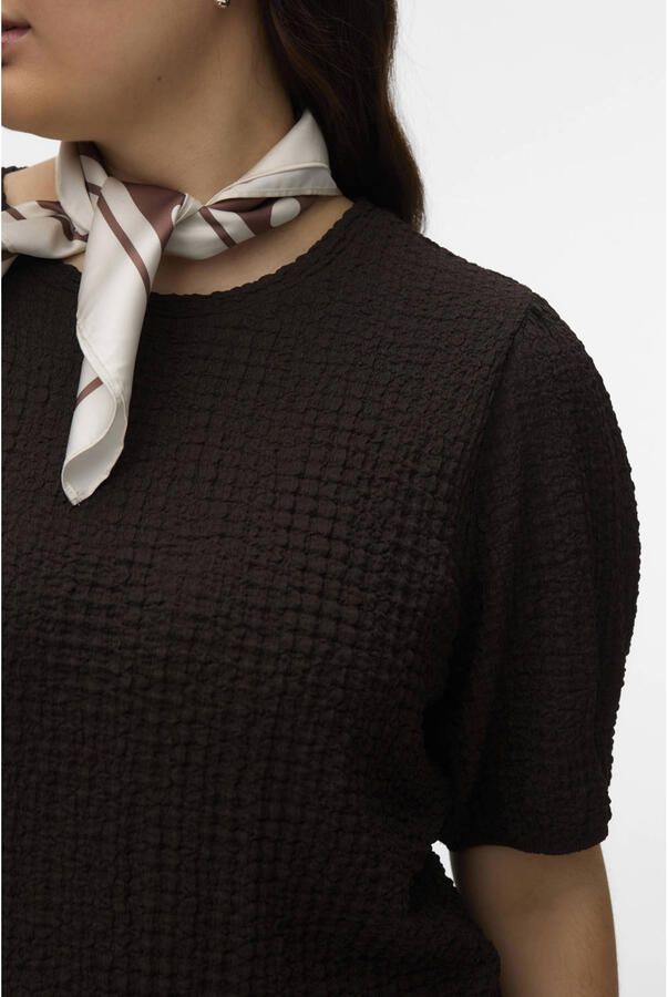 VERO MODA CURVE top donkerbruin - Foto 2