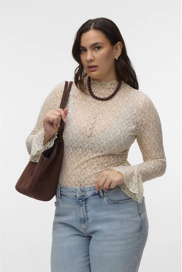 VERO MODA CURVE top ecru