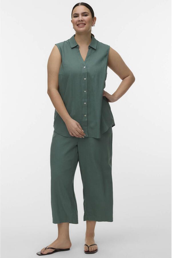 VERO MODA CURVE top groen - Foto 3